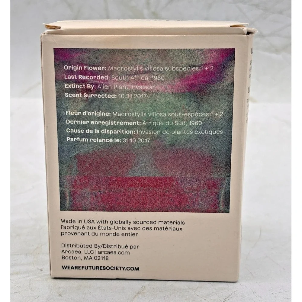 Future Society Haunted Rose Scented Candle 10oz 54‎ Hour Burn NIB Soy Blend USA
